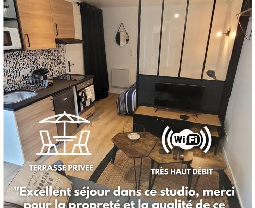 Cret de Roc Apartment | Studio cosy Saint-Étienne centre ville