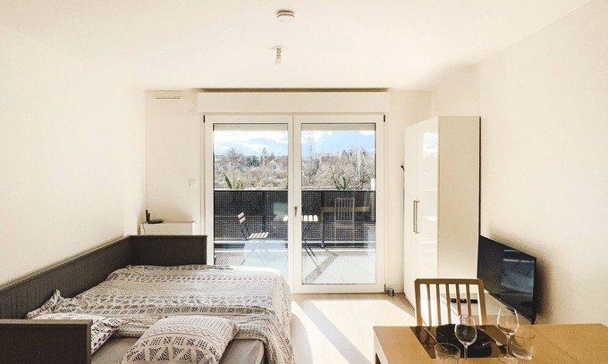 Saint-Louis Apartment | Studio Le Hésingue - Near Airport Swiss Borders