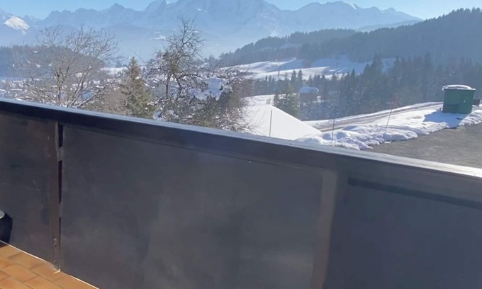 Cordon Apartment | Studio Lumineux Avec vue Mont Blanc