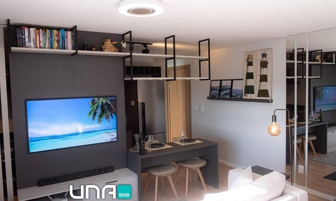 Sao Goncalo Apartment | Studio perfeito no Parque Una com vaga de garagem