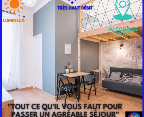 Cœur de Ville Apartment | Studio Vichy mon amour Villa Marie Celine