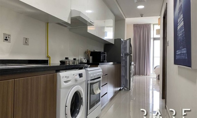 Dubai Apartment | Studio with Balcony in a Greenery Lush Community