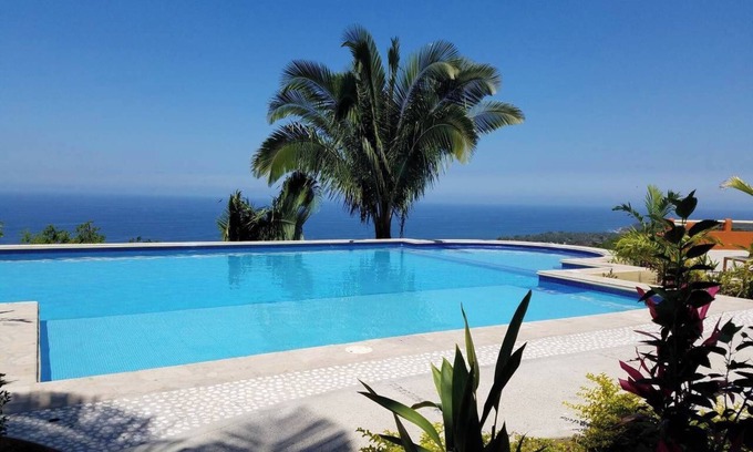 Chacala Condo | Stunning 2-Bedroom Ocean View Condo 208 at Vista Encantada