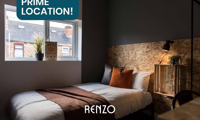 Derby Apartment | Stunning Apartment in Derby by Renzo, Cooking Facilities, Ideal for Contractors!
