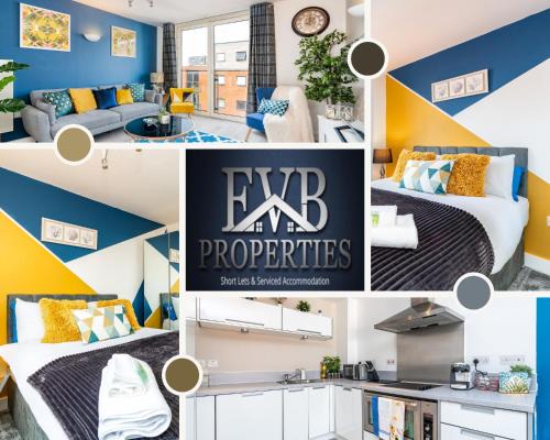 Southampton City Centre Apartment | Stunning Central 2 Bedroom Apartment by EVB Properties Short Lets & Serviced Accommodation Southampton - Ocean Village