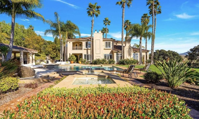 Rancho Santa Fe House | Stunning Estate with exotic style, Resort style pool & hot tub!