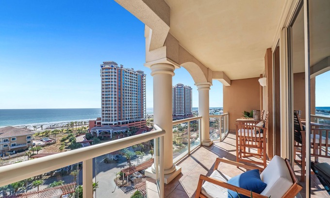 Pensacola Beach Condo | Stunning Gulf Views | Luxurious Portofino Resort Spa, Tennis, On-site Dining | My Beach Getaways