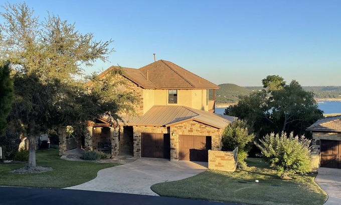 Jonestown House | Stunning Home in The Hollows Resort with 4 Pools, Beach Club, Lake Travis Views!
