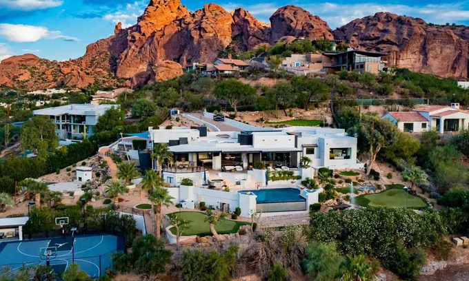Camelback East Villa | Stunning Mountain Estate, amazing views, high end furnishings and sport court