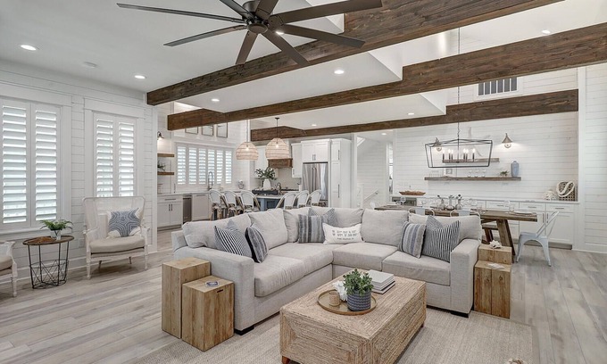 Cinnamon Shore House | Stunning, Pet-Friendly,Beach Home Beside Dune Pool w/Extra Amenities Nearby