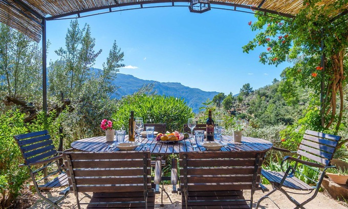 Fornalutx House | Stunning private villa for 4 guests with WIFI, TV and patio