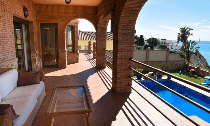 La Cala del Moral House | Stunning private villa for 9 guests with private pool, WIFI, A/C, TV and patio