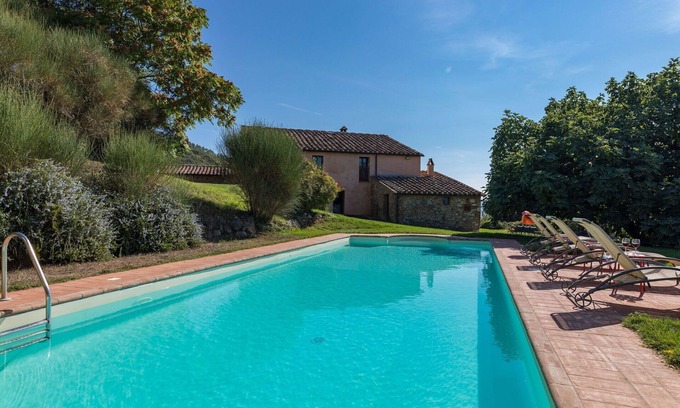 Gambassi Terme Villa | Stunning private villa with private pool, WIFI, TV and panoramic view, close to San Gimignano