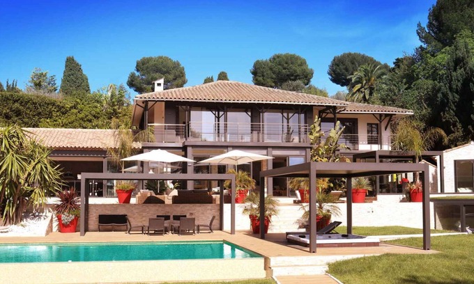 California - Pezou Villa | Stunning Sea View Caribbean Style Villa, Fitness & Leisure Area, Pool & Jacuzzi