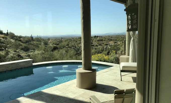 North Scottsdale House | Stunning Views, Hillside 4 Bedroom Retreat in North Scottsdale
