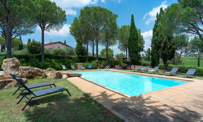 Grosseto Villa | Stunning villa with private pool, A/C, sauna, hot tub, WIFI, terrace and panoramic view