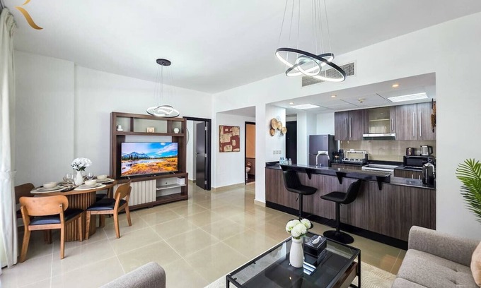 Abu Dhabi Apartment | Stylish 1BR with Dining, Balcony & Kitchen Al Reef