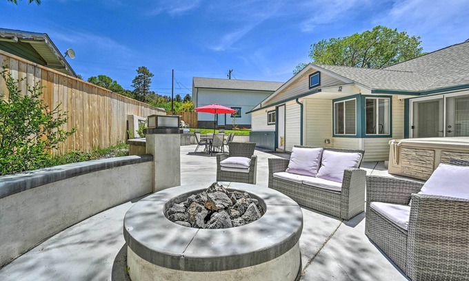 Williams House | Stylish ‘Basecamp 6850' Near Downtown Williams!