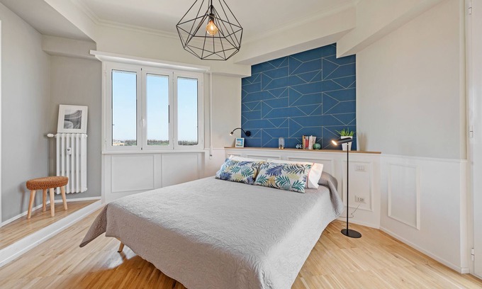 Pigneto Apartment | Stylish Getaway Sunny Spacious | 2 Bedrooms with ensuite Bathroom Pigneto