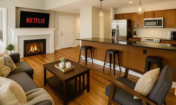 Downtown Cleveland Apartment | Stylish Luxe Suite | Rock Hall Stadiums Casino