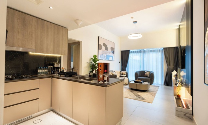 Jumeirah Village Circle Apartment | Stylish Retreat. Embrace the Comfort.