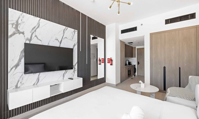 Dubai Apartment | Stylish Studio in New residence with pool and gym