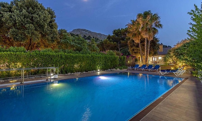 Cala San Vicente Villa | Stylish Villa, Large Private Pool, Impressive Gardens & Views in Cala San Vicente 700 m to Beaches!