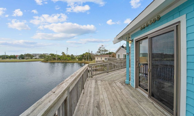 Hatteras House | SUMMER SAVINGS - Canalfront Dog Friendly Home in Hatteras with Private Dock
