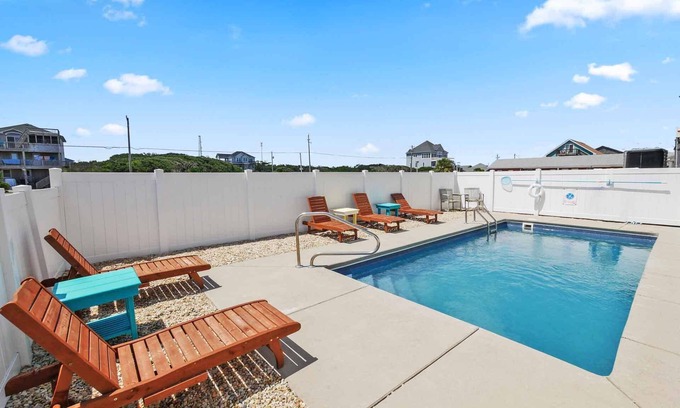 Buxton House | SUMMER SAVINGS - Oceanview with Saltwater Pool, Hot Tub, Elevator, and Game Room
