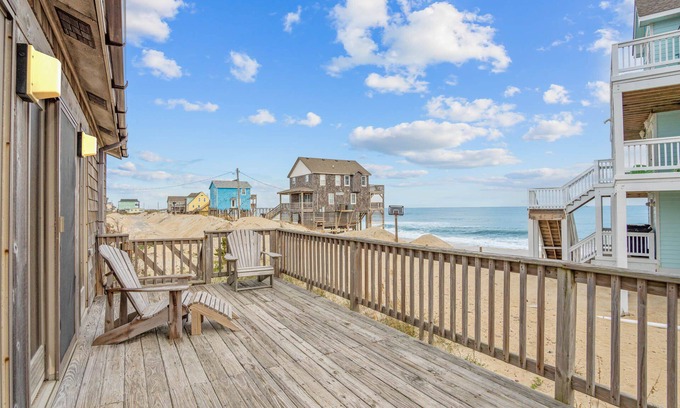 Rodanthe House | SUMMER SAVINGS - Semi-Oceanfront Dog Friendly Home w/Sun Deck, Grill, Smart TVs
