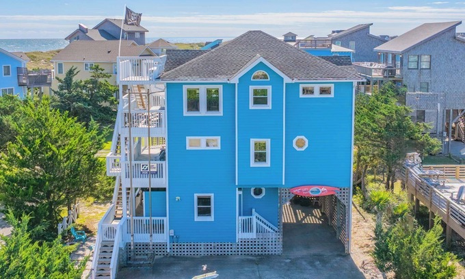 Hatteras Island House | SUMMER SAVINGS Semi-Oceanfront w/Hot Tub, Game Rm, Cmty Pool, Tennis/Pickleball