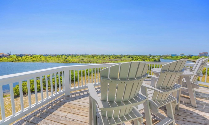 Avon House | SUMMER SAVINGS-Soundside Dog Friendly Home w/Pool, Hot Tub, Elevator, Game Room