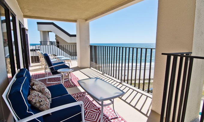 Indian Beach Apartment | Summer Winds 601: 3 BR / 2 BA condo in Indian Beach, Sleeps 6