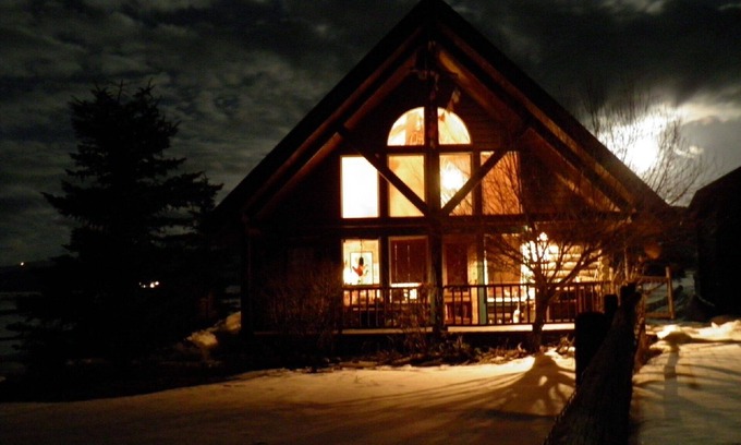 Victor House | Sun And Snow-kissed Teton Log Home