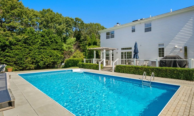 Wainscott Woods House | Sun-Filled and Pristine Interior, Heated Pool and Deck, Convenient to the.