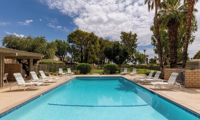 Sunrise Vista Chino Condo | Sunbeam Villa - Upscale Vibrant Mid-Century Condo