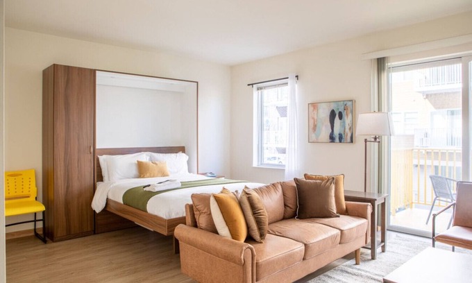 Fifth Ward Apartment | Sunlit Modern Apartment with Balcony