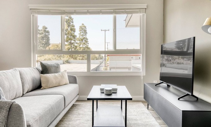 Delthorne Apartment | Sunlit Torrance 1BR w/W/D & Courtyard, nr Redondo Beach, by Blueground