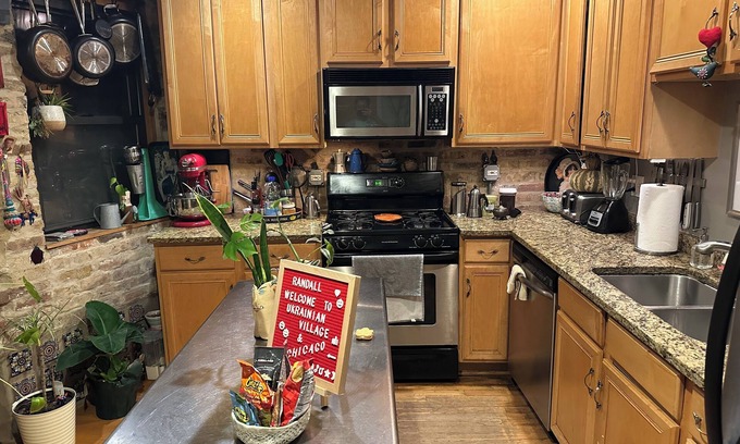 Ukrainian Village Apartment | Sunny Character Filled Apartment in Ukrainian Village Chicago