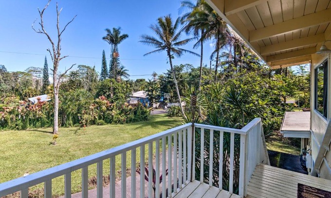 Kapoho House | Sunny Pahoa Retreat Snorkel, Hike and Shop!