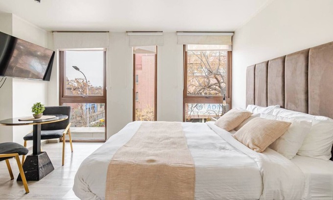 Downtown Santiago Apartment | Sunny Studio in the Center of Santiago: Your Cozy City Escape.