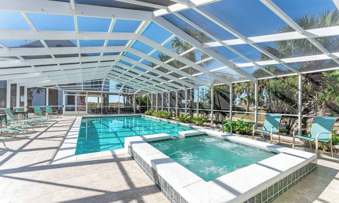 Port St. Joe House | SunScape & SeaScape: Beachfront, 2 Kitchens, Elevator, Pool/Spa, Pet-Friendly