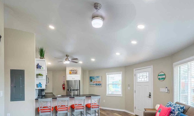 Port Aransas House | Super Cute pet friendly "Round House" with shared pool, quick walk to the beach