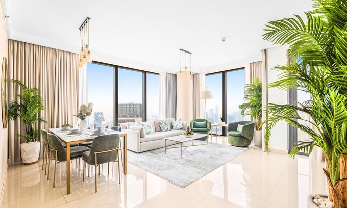 Downtown Dubai Apartment | Superb 2BR w/Burj Khalifa & Fountain View