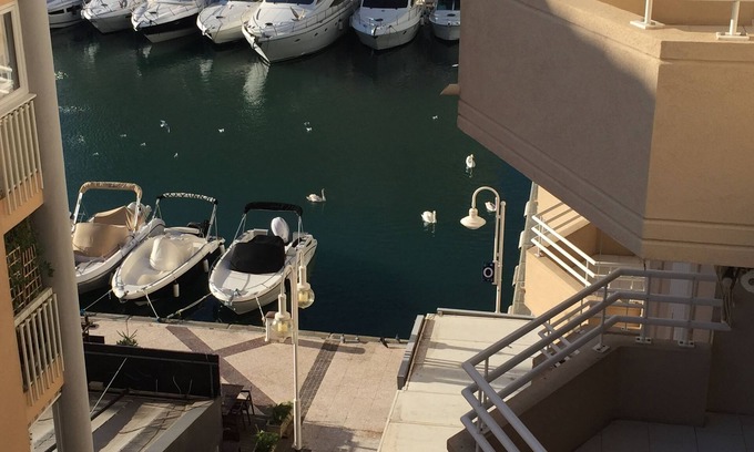 Frejus Plage Apartment | Superb 3-person apartment with canal and garden views, lovely terrace
