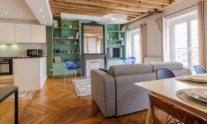Chaussee-d'Antin Apartment | Superb apartment near Palais Garnier - Mobility lease