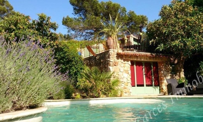 Carces Villa | Superb sheepfold in 💖 forest pool Lake Waterfall River 5 minutes walk