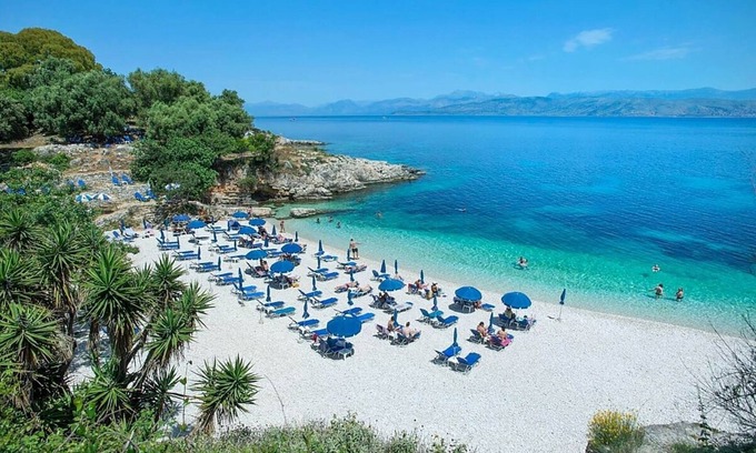 Petaleia Villa | Superb Villa with A/C, Private Pool, Panoramic Sea Views over the Bay of San Stefanos & Coastline!