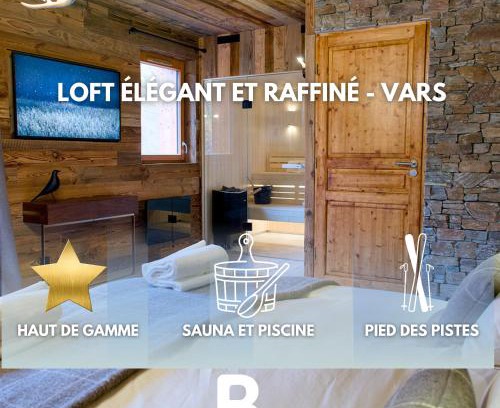 Les Claux Apartment | Superbe duplex sauna piscine Vars - pied des pistes
