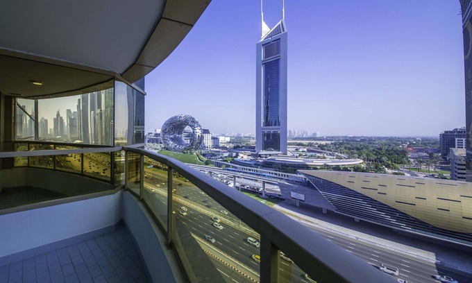 Trade Center Apartment | Superior Apt w/ Views of Dubai Future Museum